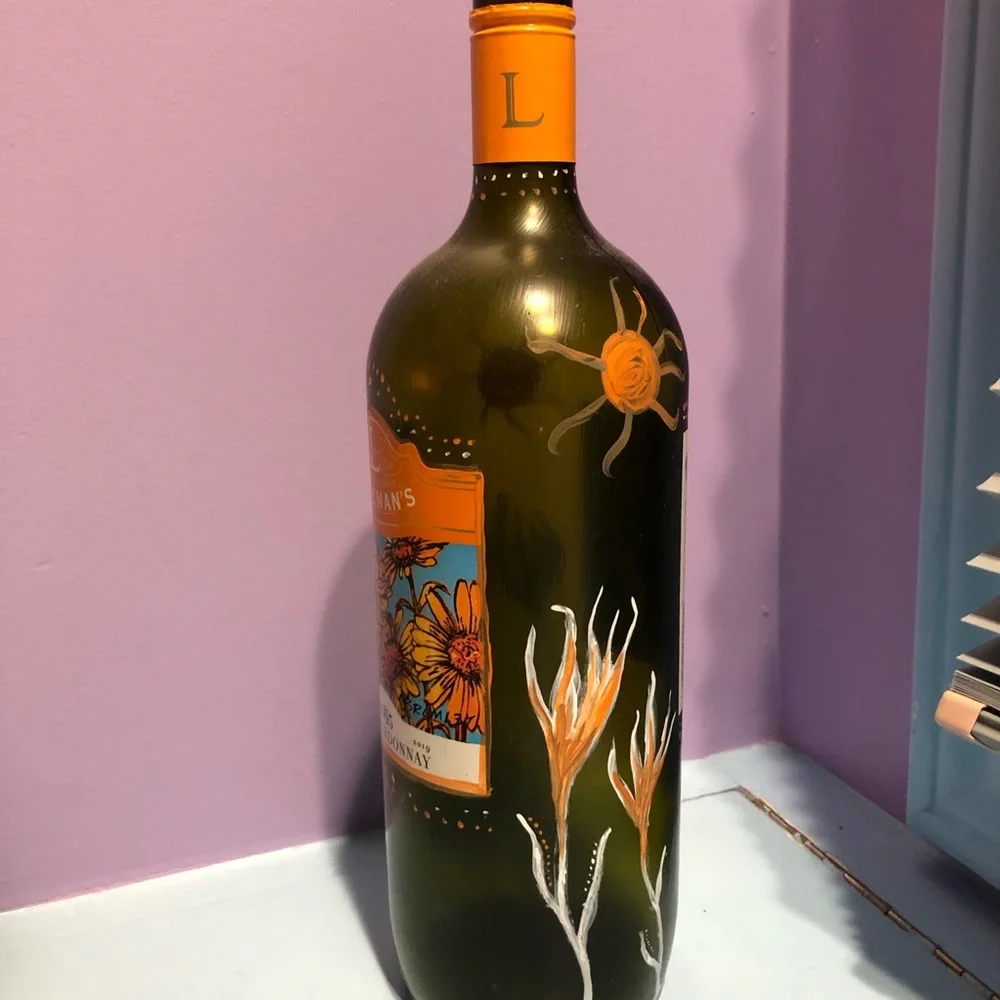 Hand-painted bottles - Picture 8 of 10